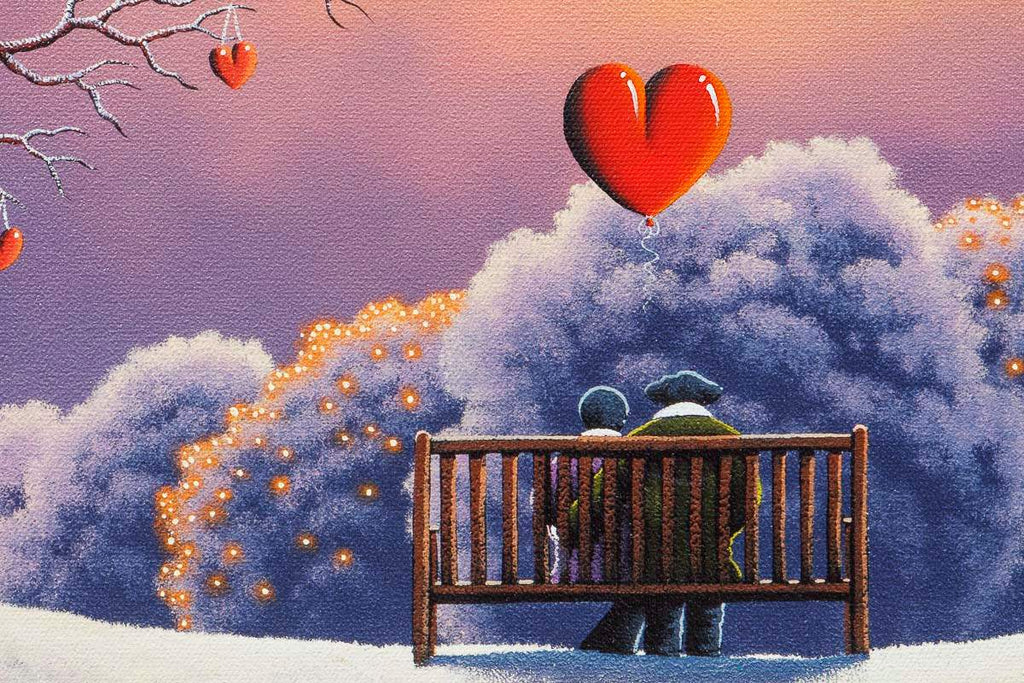 Love Warms Our Hearts - Artist Proof - SOLD by artist David Renshaw - Wyecliffe Galleries