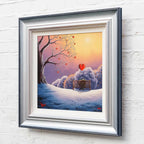 Love Warms Our Hearts - Artist Proof - SOLD by artist David Renshaw - Wyecliffe Galleries
