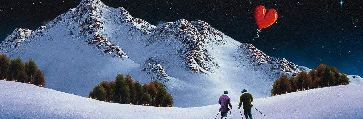 Love You To The Mountains And Back - Original - SOLD by artist David Renshaw - Wyecliffe Galleries