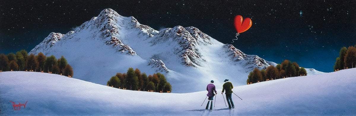 Love You To The Mountains And Back - Original - SOLD by artist David Renshaw - Wyecliffe Galleries