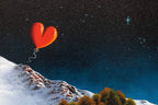 Love You To The Mountains And Back - Original - SOLD by artist David Renshaw - Wyecliffe Galleries