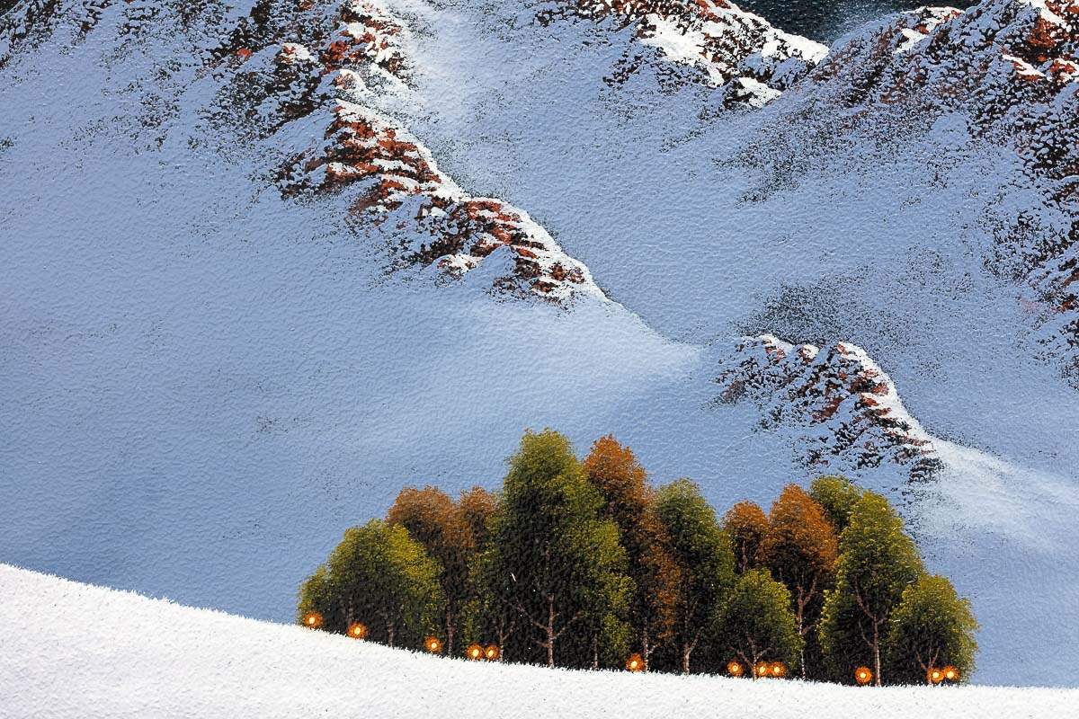 Love You To The Mountains And Back - Original - SOLD by artist David Renshaw - Wyecliffe Galleries