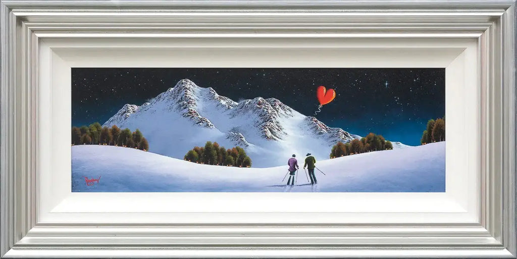 Love You To The Mountains And Back - Original - SOLD by artist David Renshaw - Wyecliffe Galleries