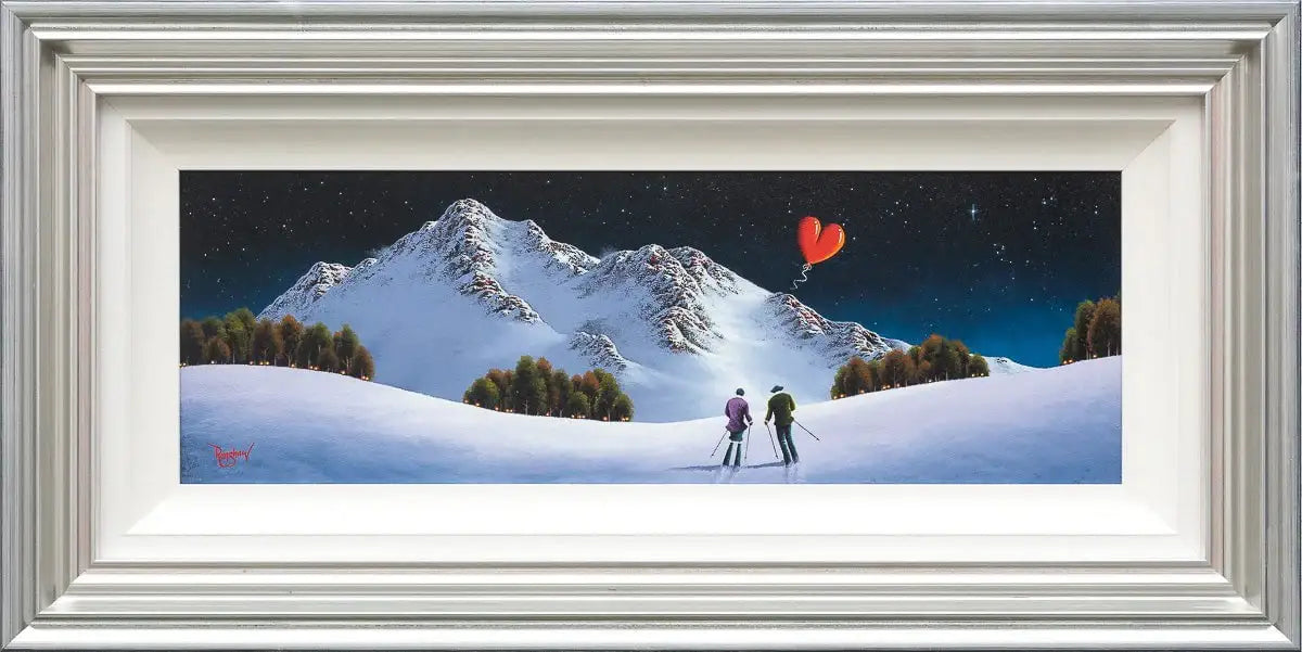 Love You To The Mountains And Back - Original - SOLD by artist David Renshaw - Wyecliffe Galleries