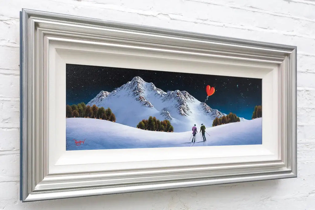 Love You To The Mountains And Back - Original - SOLD by artist David Renshaw - Wyecliffe Galleries