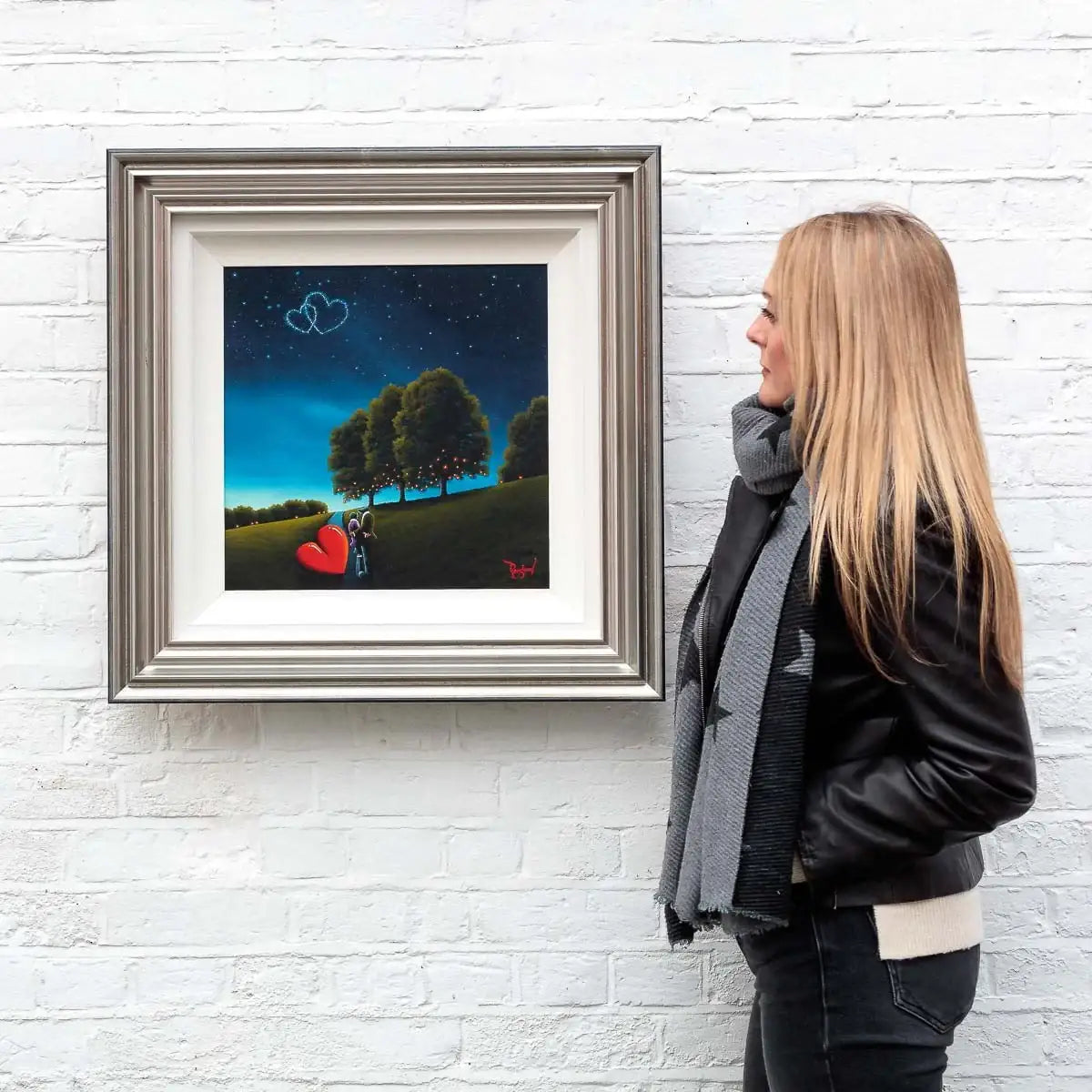 Lovers Entwined - Original by artist David Renshaw - Wyecliffe Galleries