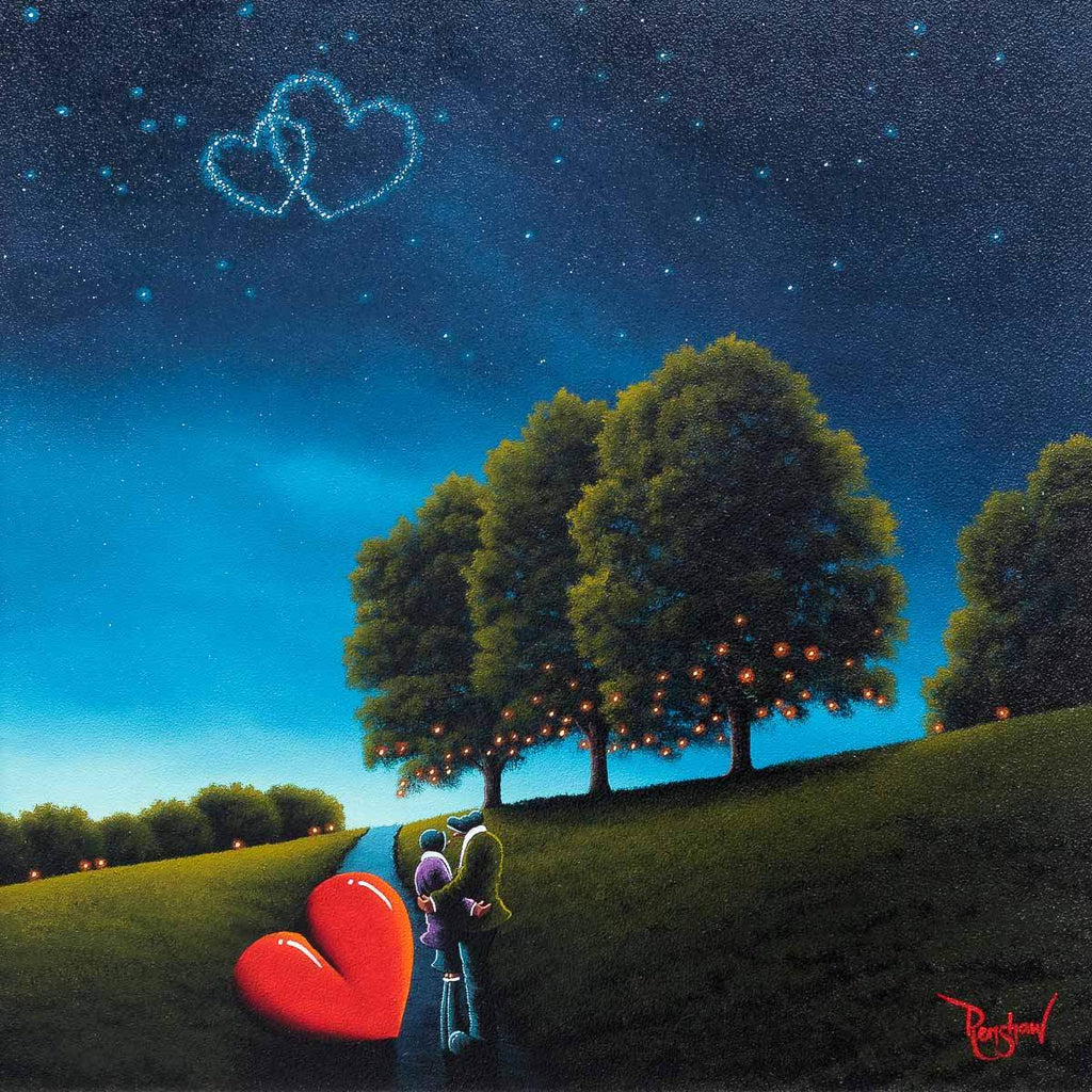 Lovers Entwined - Original by artist David Renshaw - Wyecliffe Galleries
