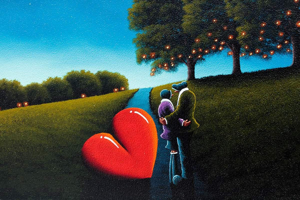 Lovers Entwined - Original by artist David Renshaw - Wyecliffe Galleries