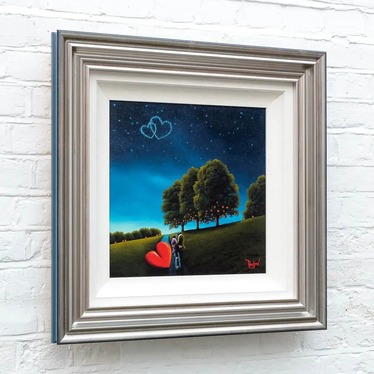 Lovers Entwined - Original by artist David Renshaw - Wyecliffe Galleries