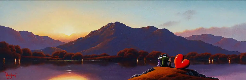 Loving Memories - Original - SOLD by artist David Renshaw - Wyecliffe Galleries