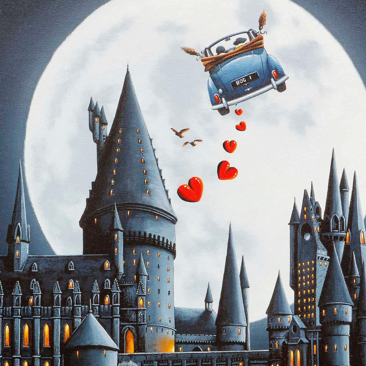 Magic In The Moonlight - Artist Proof - SOLD by artist David Renshaw - Wyecliffe Galleries