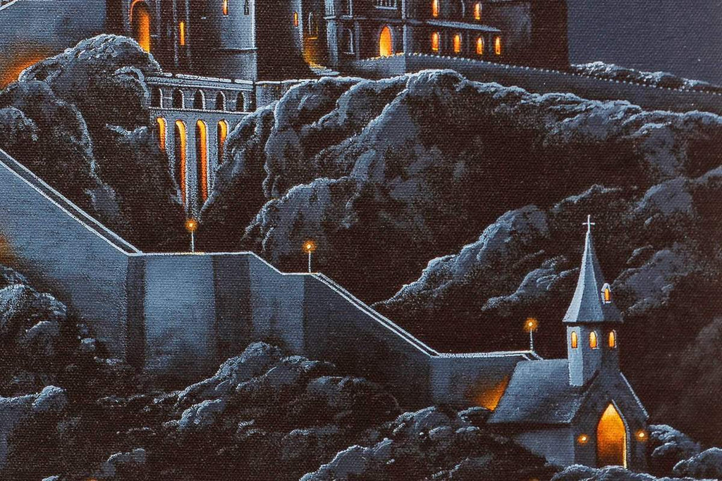 Magic In The Moonlight - Artist Proof - SOLD by artist David Renshaw - Wyecliffe Galleries