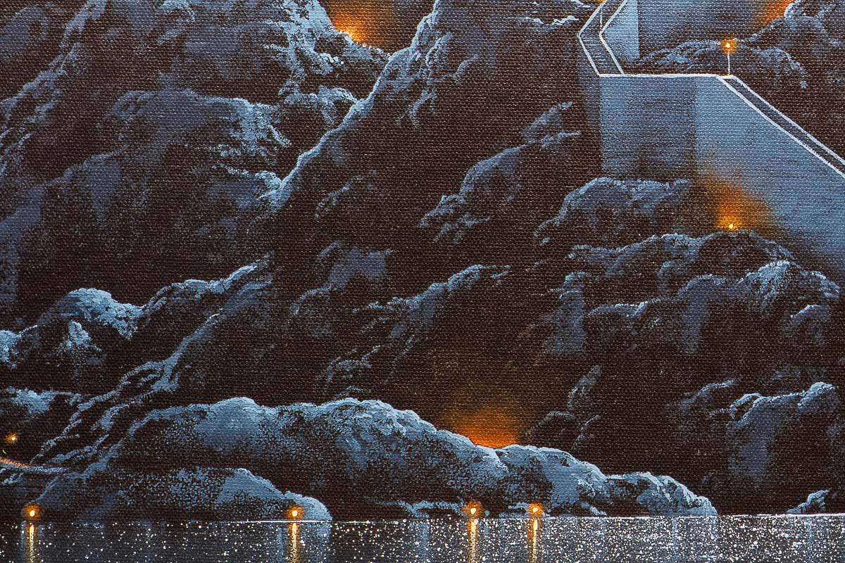 Magic In The Moonlight - Artist Proof - SOLD by artist David Renshaw - Wyecliffe Galleries