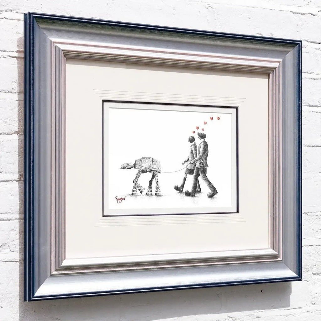 May The Love Be With Us - Original Sketch - SOLD by artist David Renshaw - Wyecliffe Galleries