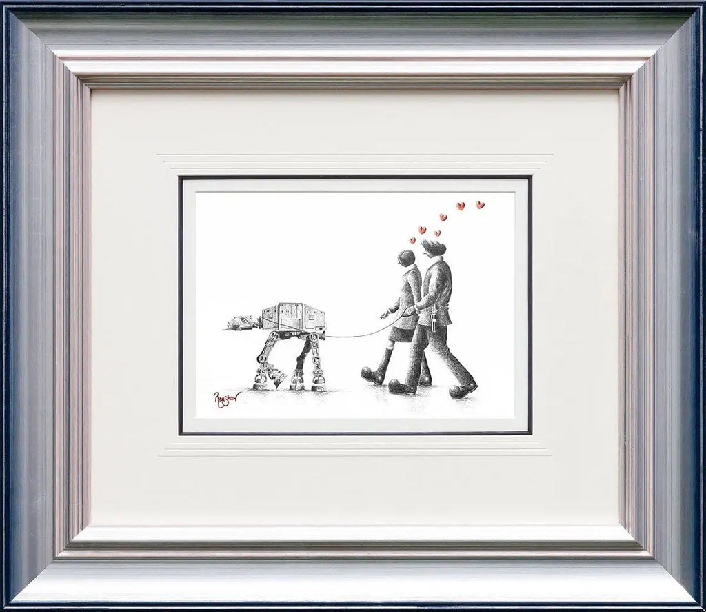 May The Love Be With Us - Original Sketch - SOLD by artist David Renshaw - Wyecliffe Galleries