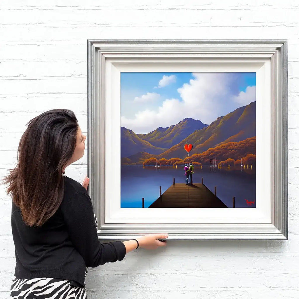 Memories Made At The Lake Last Forever - Original - SOLD by artist David Renshaw - Wyecliffe Galleries
