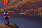 Memories Made At The Lake Last Forever - Original - SOLD by artist David Renshaw - Wyecliffe Galleries