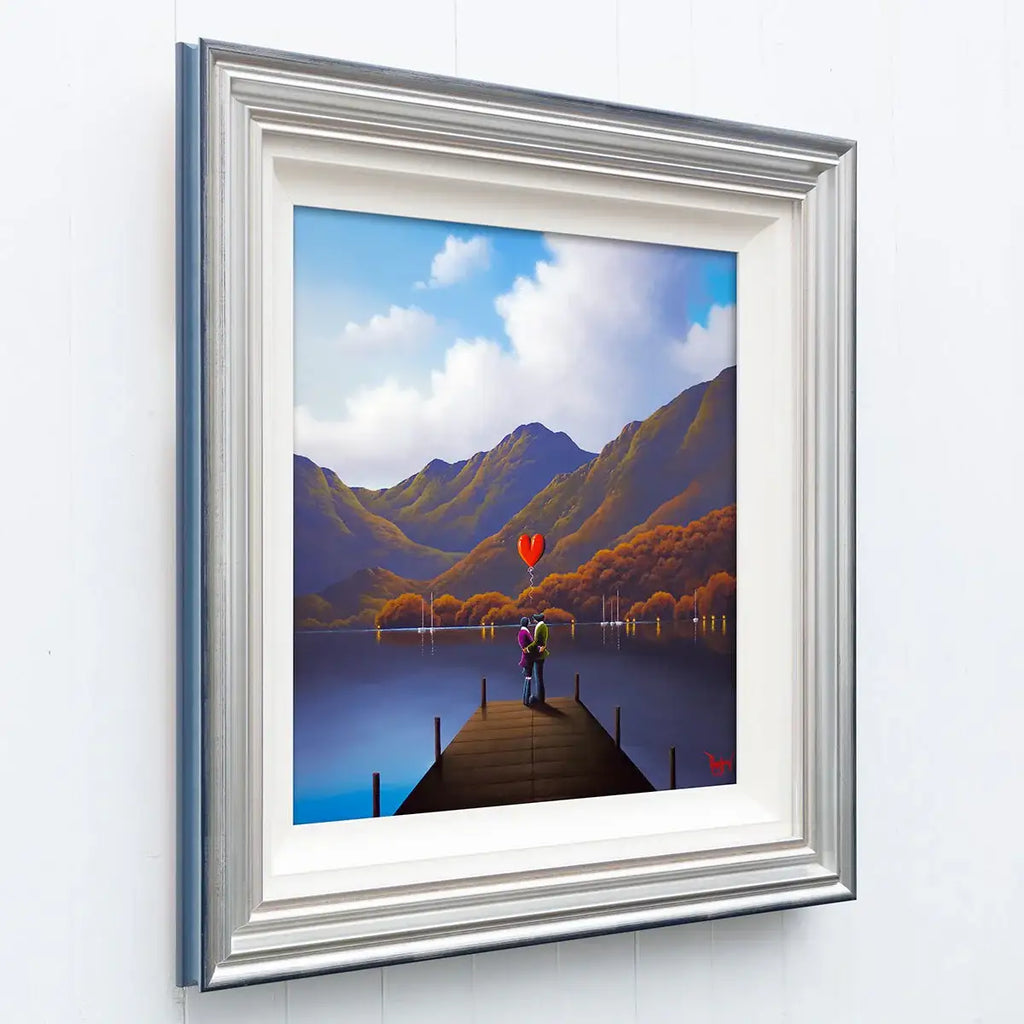 Memories Made At The Lake Last Forever - Original - SOLD by artist David Renshaw - Wyecliffe Galleries