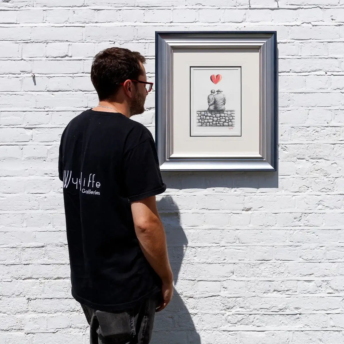 Memories With My Love - Original Sketch - SOLD by artist David Renshaw - Wyecliffe Galleries