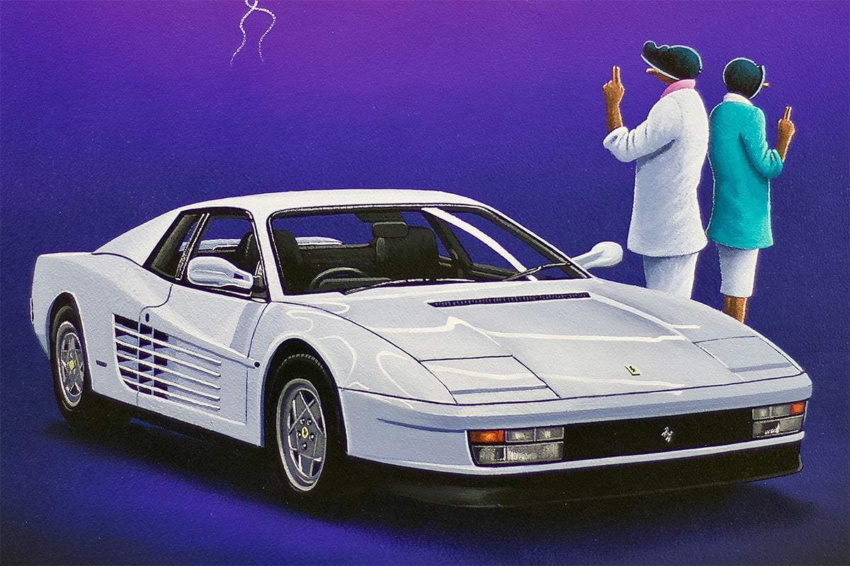 Miami Heat - Original by artist David Renshaw - Wyecliffe Galleries