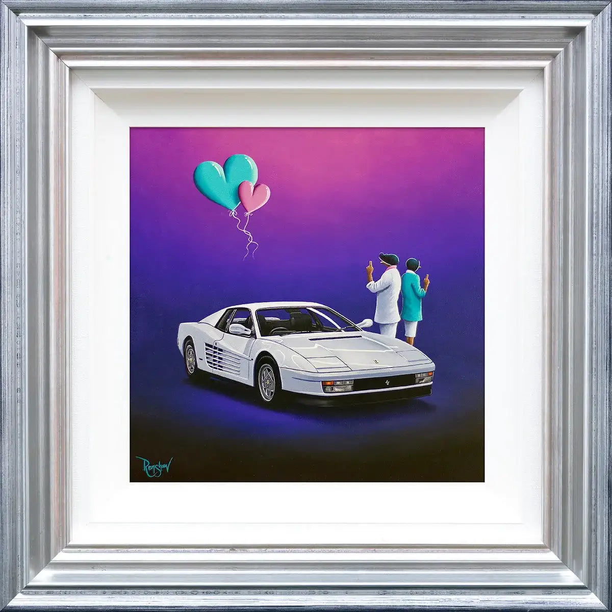 Miami Heat - Original by artist David Renshaw - Wyecliffe Galleries