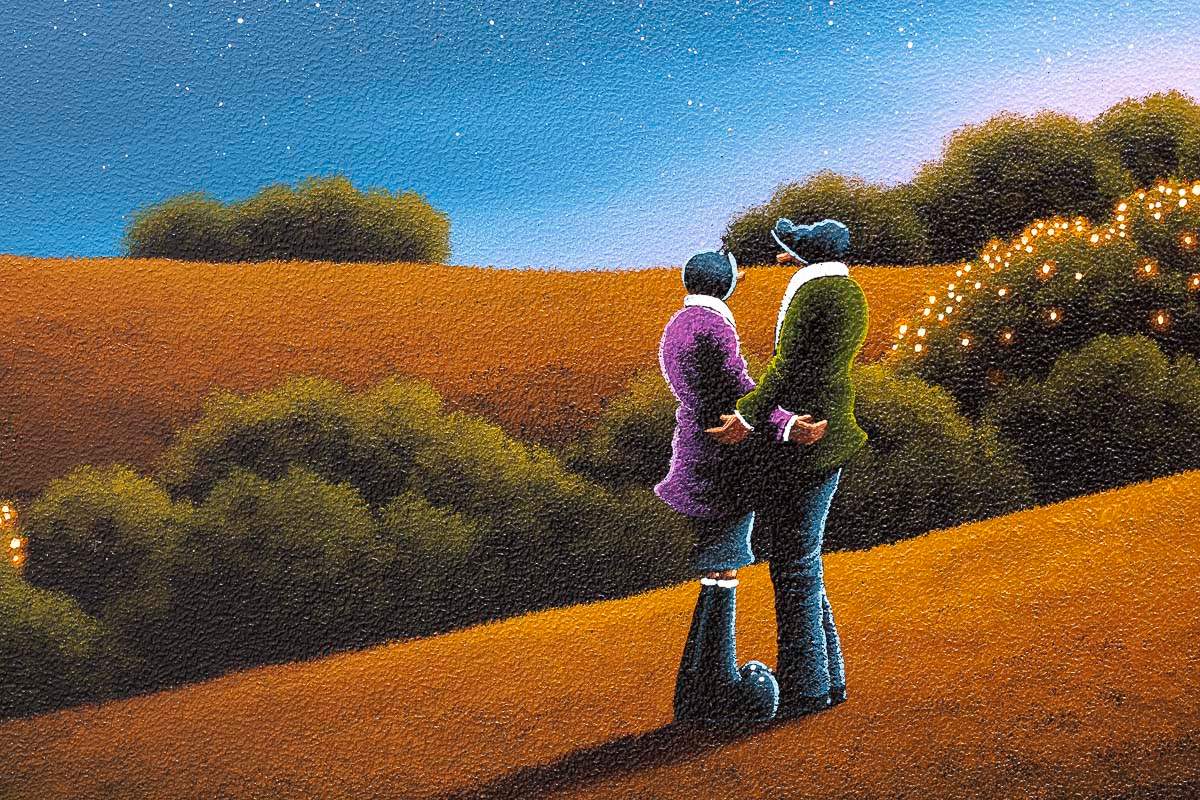 Milky Way Love - Original - SOLD by artist David Renshaw - Wyecliffe Galleries