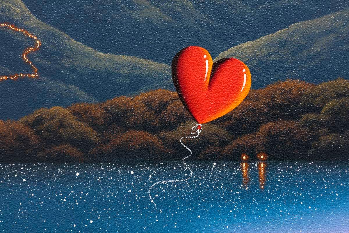 Milky Way Love - Original - SOLD by artist David Renshaw - Wyecliffe Galleries