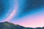 Milky Way Love - Original - SOLD by artist David Renshaw - Wyecliffe Galleries