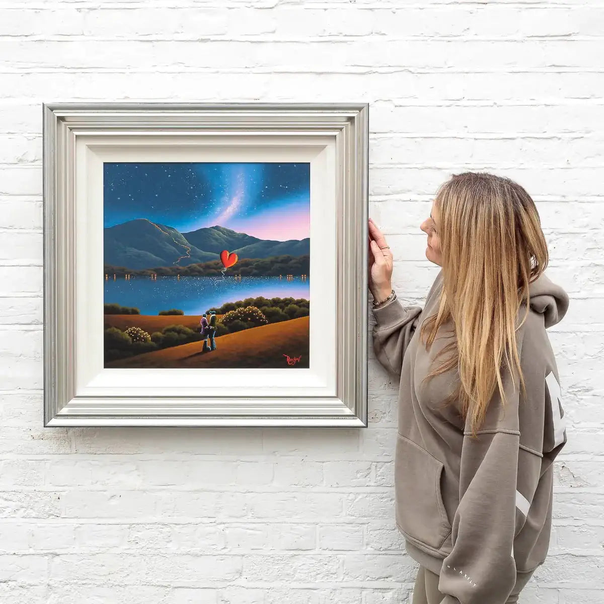 Milky Way Love - Original - SOLD by artist David Renshaw - Wyecliffe Galleries