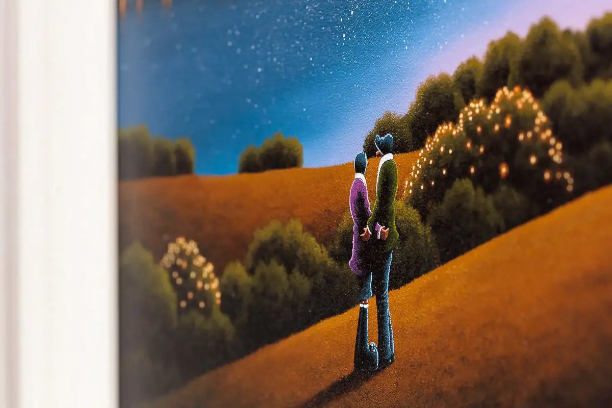 Milky Way Love - Original - SOLD by artist David Renshaw - Wyecliffe Galleries