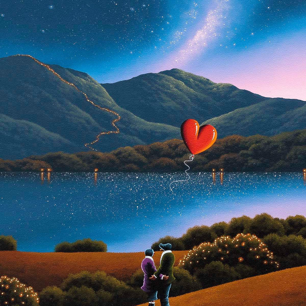 Milky Way Love - Original - SOLD by artist David Renshaw - Wyecliffe Galleries
