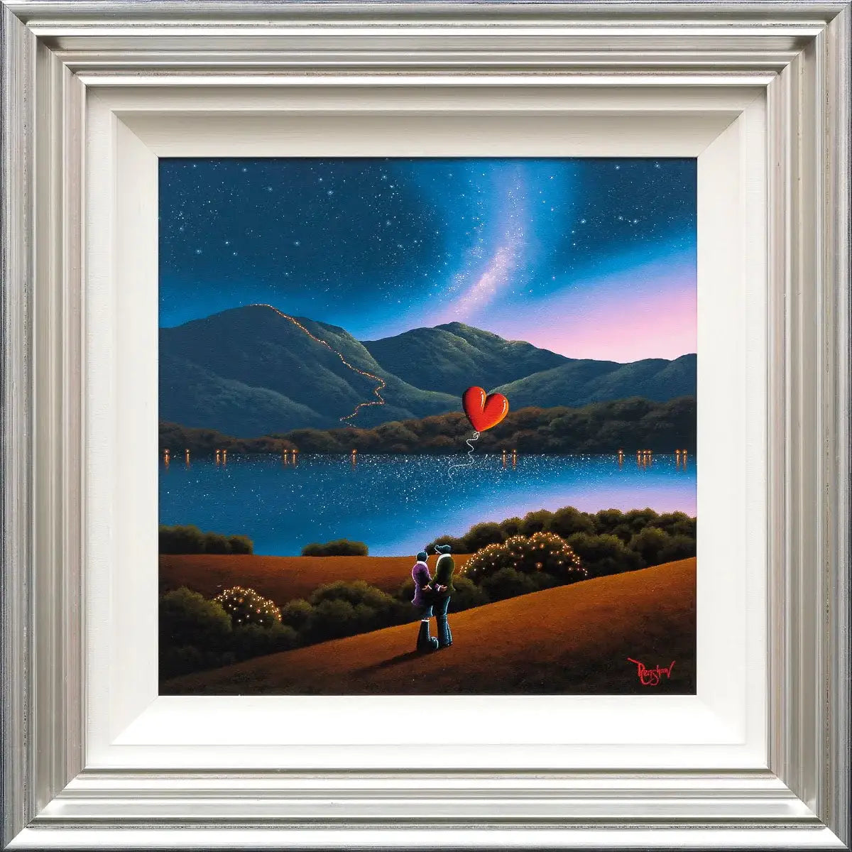 Milky Way Love - Original - SOLD by artist David Renshaw - Wyecliffe Galleries