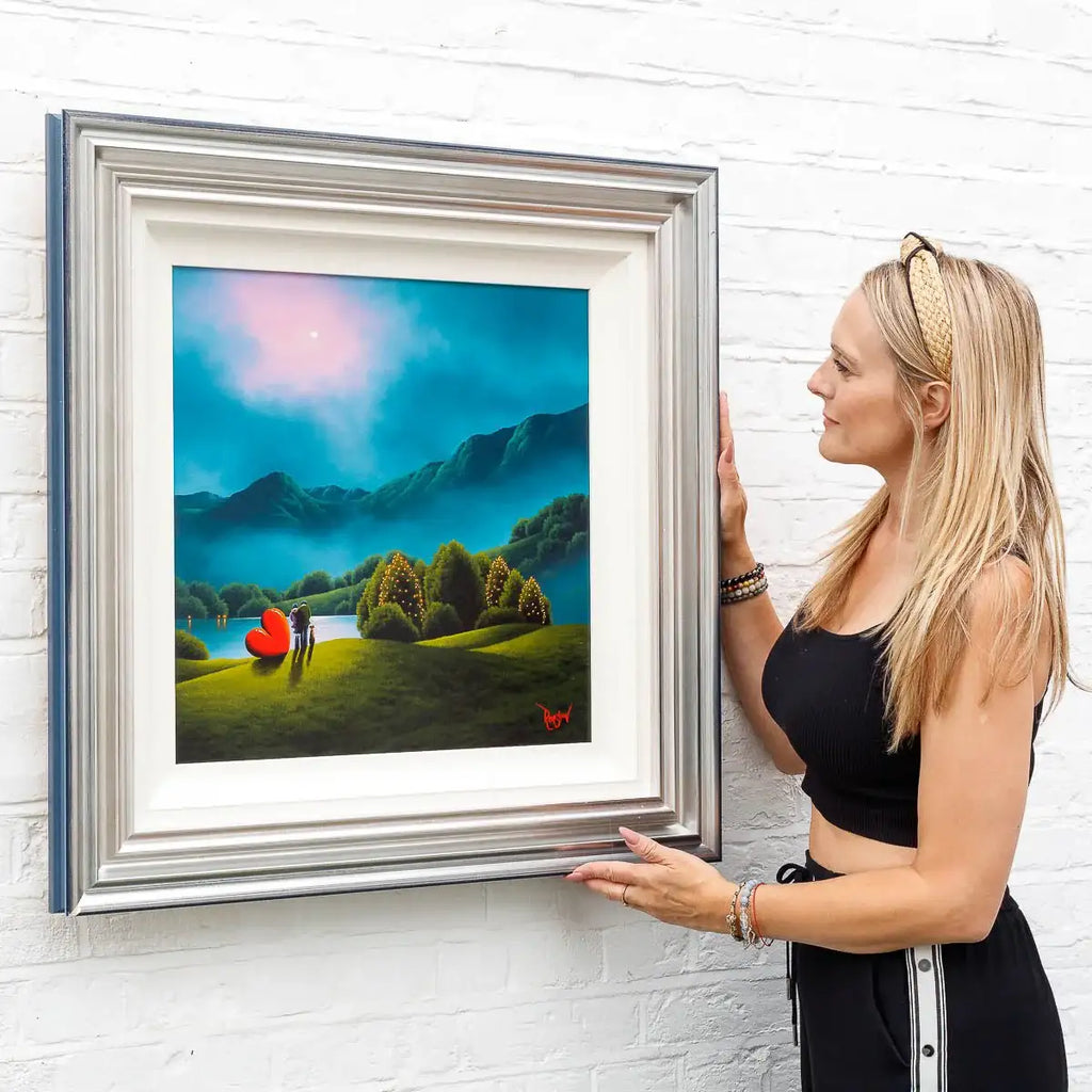 Moonlight Love - Original - SOLD by artist David Renshaw - Wyecliffe Galleries
