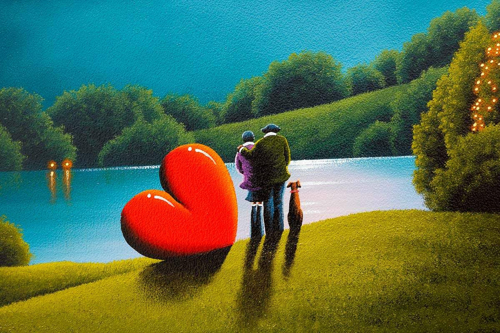 Moonlight Love - Original - SOLD by artist David Renshaw - Wyecliffe Galleries