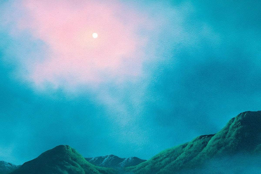 Moonlight Love - Original - SOLD by artist David Renshaw - Wyecliffe Galleries