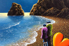 Moonlit Love - Original - SOLD by artist David Renshaw - Wyecliffe Galleries