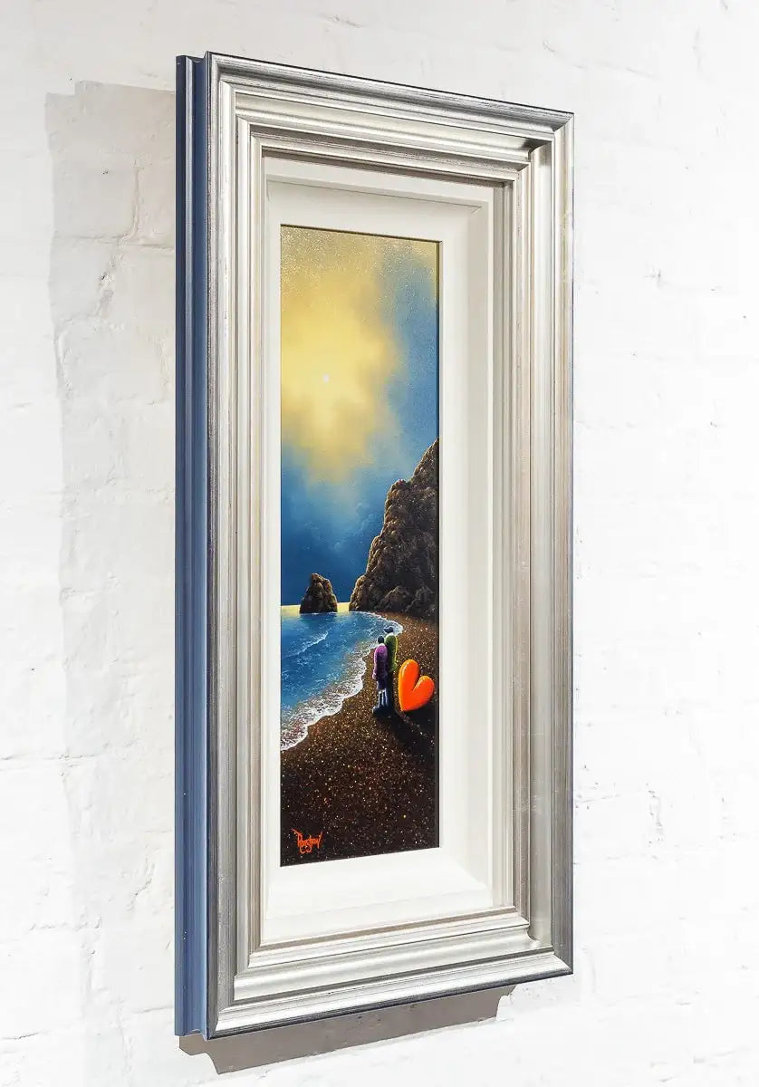 Moonlit Love - Original - SOLD by artist David Renshaw - Wyecliffe Galleries