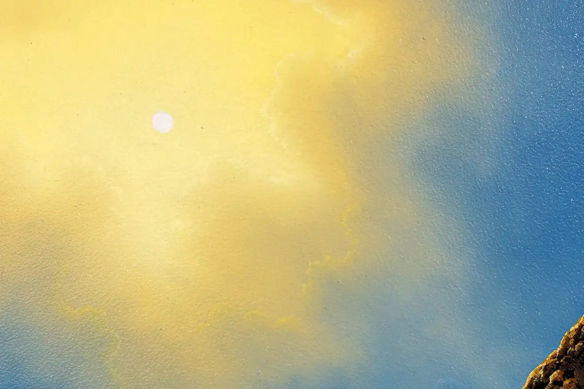Moonlit Love - Original - SOLD by artist David Renshaw - Wyecliffe Galleries