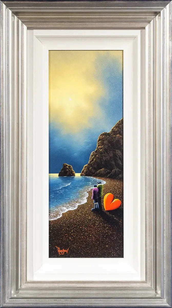 Moonlit Love - Original - SOLD by artist David Renshaw - Wyecliffe Galleries