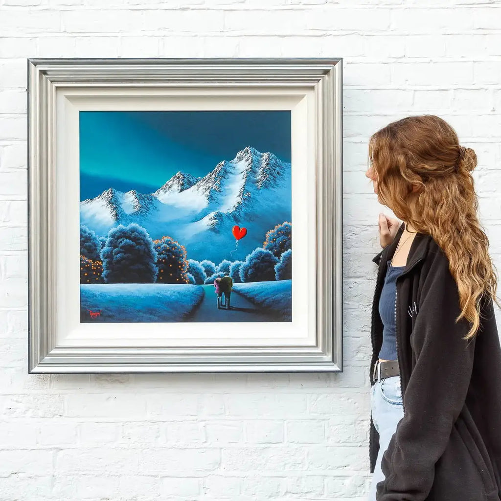 Mountain Lovers - Original - SOLD by artist David Renshaw - Wyecliffe Galleries