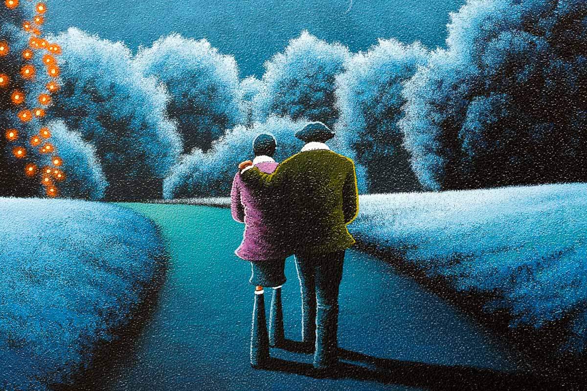 Mountain Lovers - Original - SOLD by artist David Renshaw - Wyecliffe Galleries