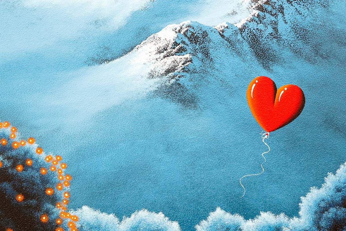 Mountain Lovers - Original - SOLD by artist David Renshaw - Wyecliffe Galleries