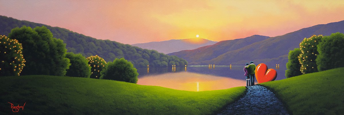 Mountain Top Sunset - Original - SOLD David Renshaw Original