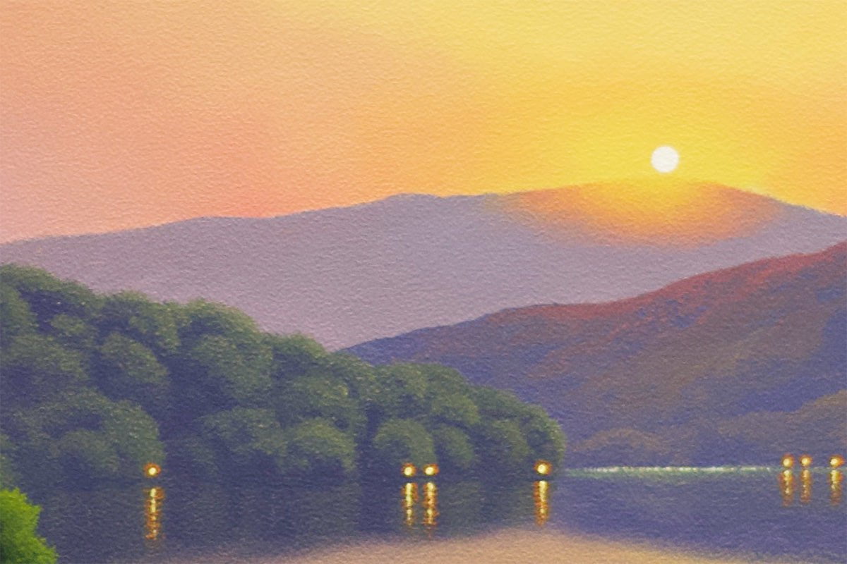 Mountain Top Sunset - Original - SOLD David Renshaw Original