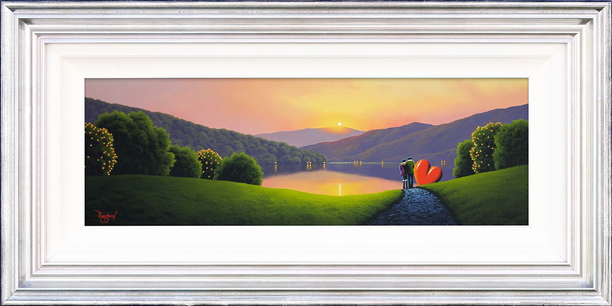 Mountain Top Sunset - Original - SOLD David Renshaw Original