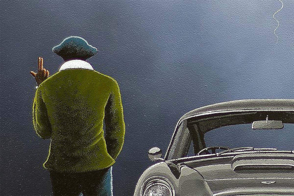 Mr and Mrs Gold Fingers - Edition by artist David Renshaw - Wyecliffe Galleries