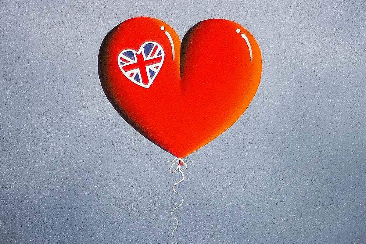 Mr and Mrs Gold Fingers - Edition by artist David Renshaw - Wyecliffe Galleries