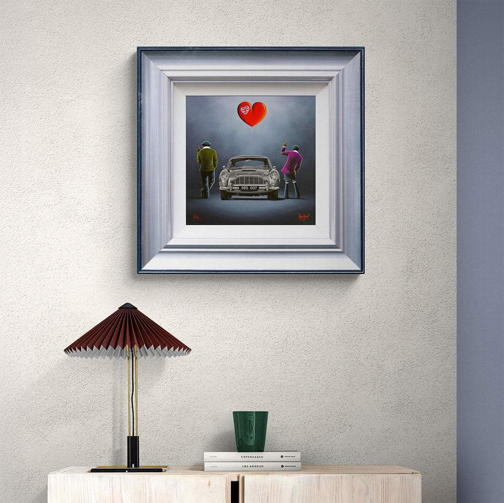 Mr and Mrs Gold Fingers - Edition by artist David Renshaw - Wyecliffe Galleries