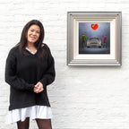 Mr and Mrs Gold Fingers - Original - SOLD by artist David Renshaw - Wyecliffe Galleries