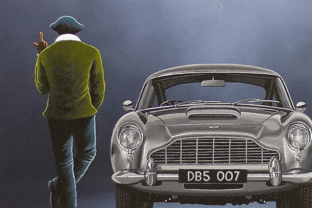 Mr and Mrs Gold Fingers - Original - SOLD by artist David Renshaw - Wyecliffe Galleries